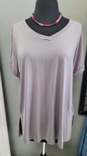 Load image into Gallery viewer, Rae mode grey v-neck softy tee
