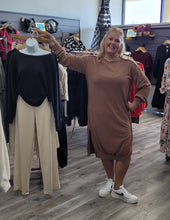 Load image into Gallery viewer, DOUBLE ZERO sweat shirt dress
