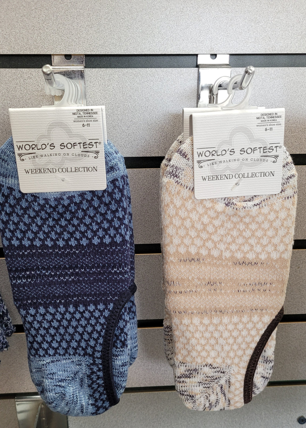 World’s Softest Socks (weekend collection-ankle no show)