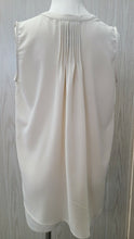 Load image into Gallery viewer, White Birch Button Down Sleeveless Pleated Tank
