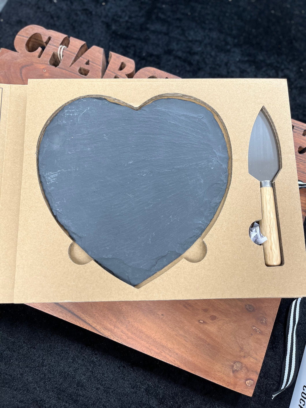Slate Board serving set