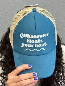 Pacific Brim Foam Trucker Hat/ Whatever Floats Your Boat